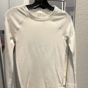 Lululemon long sleeve white shirt